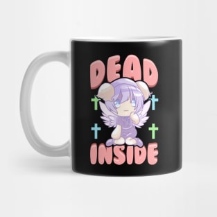 Cute Pastel Goth Dead Inside Kawaii Anime Girl Mug